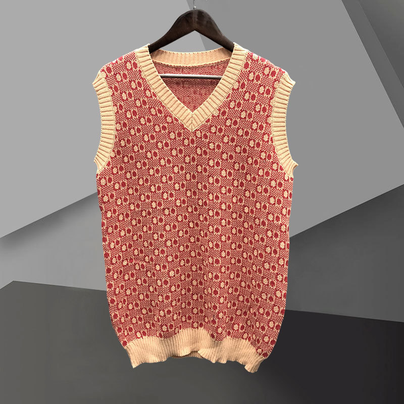 Men'S Fashion V Neck Sweater - 2023 Britse Veelzijdige Trui Trui Vest