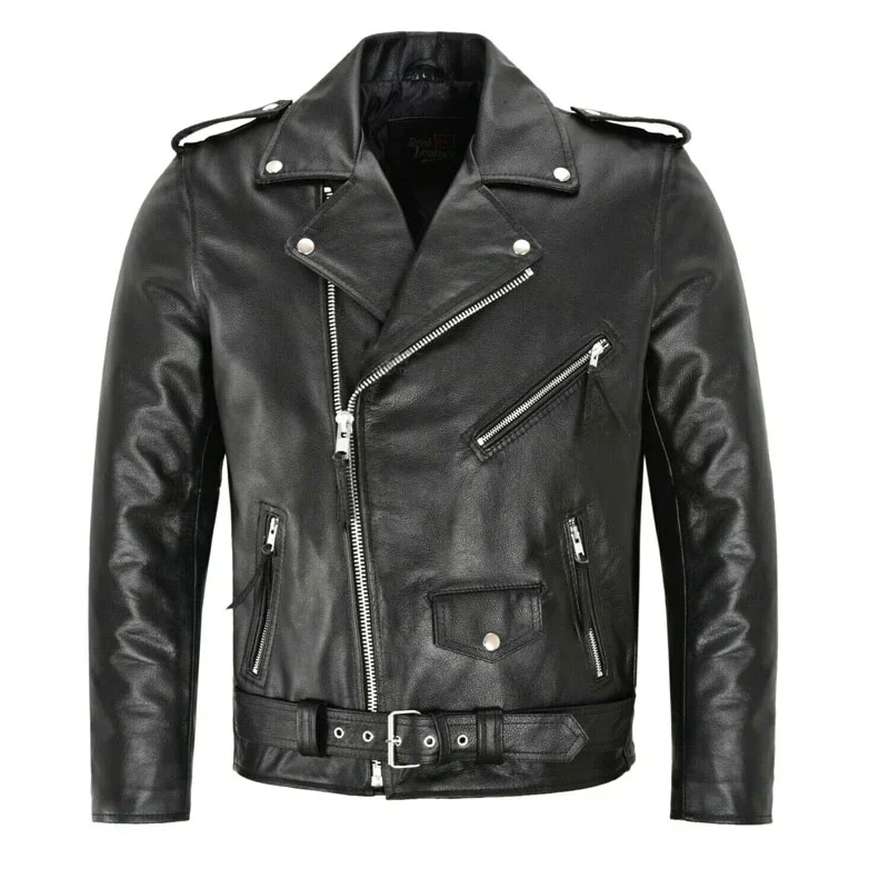 Jacket Mens Fashion - Heren PU leren jas motorfiets mode