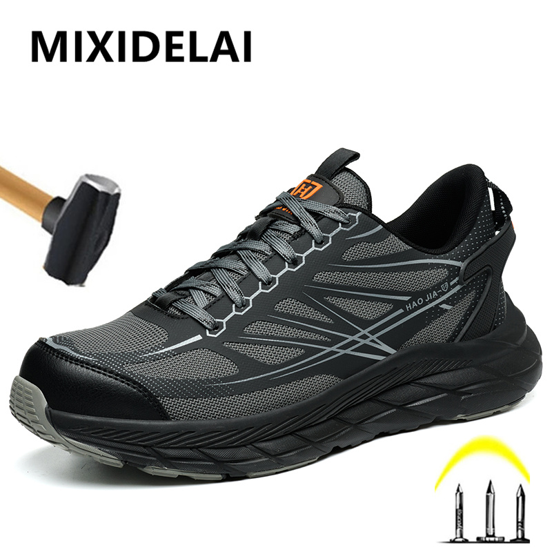 Men'S Fashion Loafers - Mode werksneakers Schoenen met stalen neus