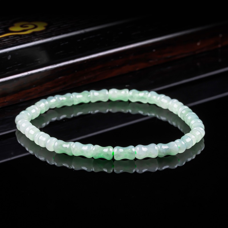 Men'S Fashion Jewelry Bracelets - Nieuwe Echte Natuurlijke Jade Bamboe Armband
