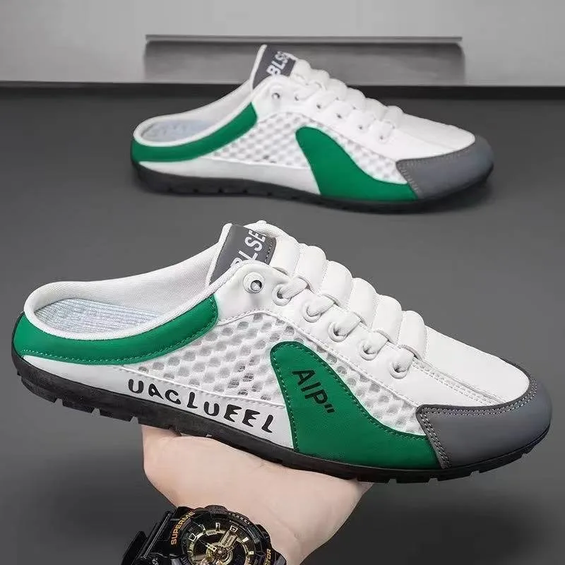 Men'S Fashion Loafers - Herenmode Zachte Zolen Half Slippers Zomer
