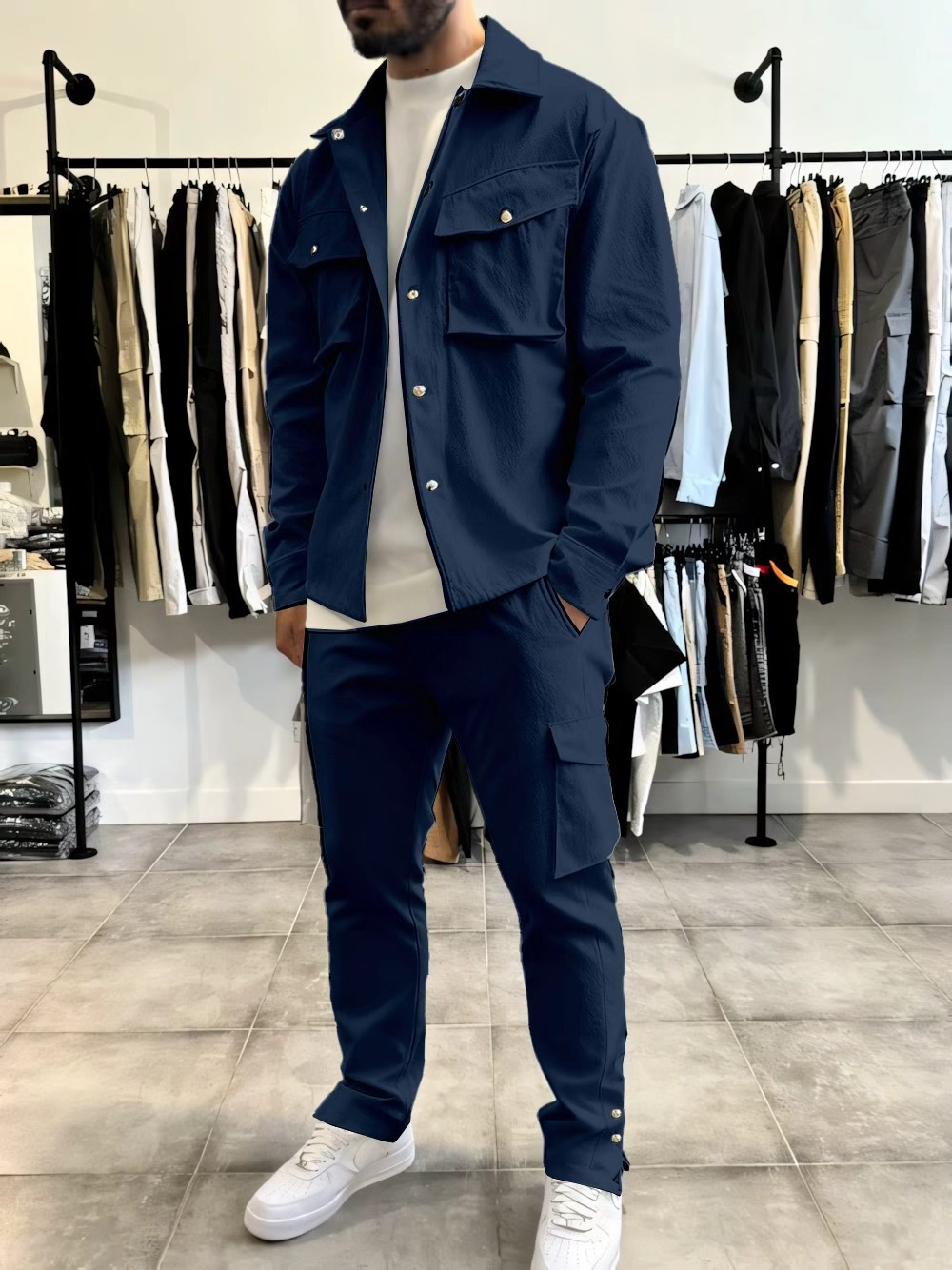 Jacket Mens Fashion - Herenmode Effen kleur werkkleding Lente Herfst