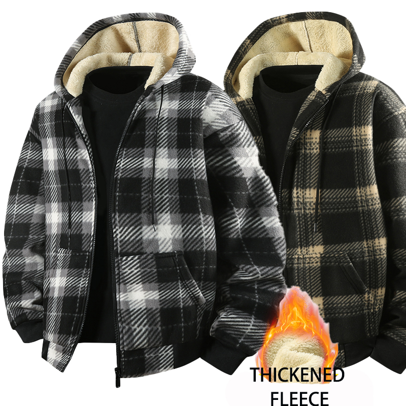 Jacket Mens Fashion - Nieuw modieus fleece gevoerd heren casual