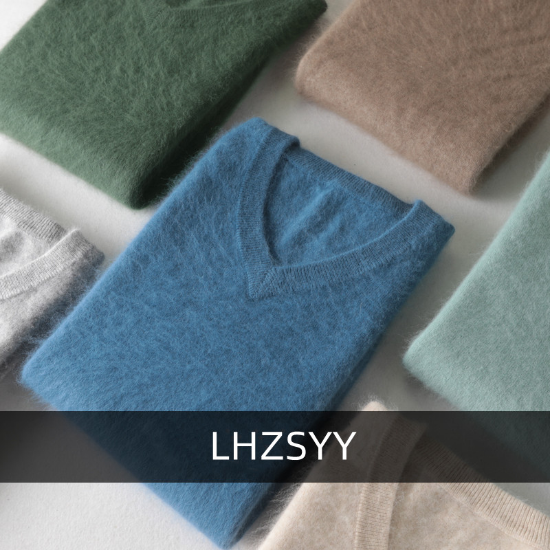 Mens Fashion Jumpers - LHZSYY Heren 100% Nertsen Kasjmier Grote