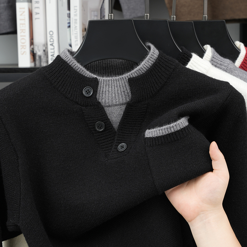 Herentrui met nep-tweedelige g - Men'S Fashion V Neck Sweater recensie en prijs