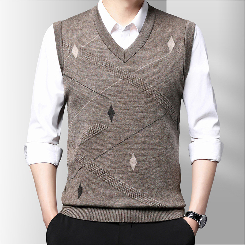 Lente Nieuwe Casual Effen Jacq - Men'S Fashion V Neck Sweater recensie en prijs