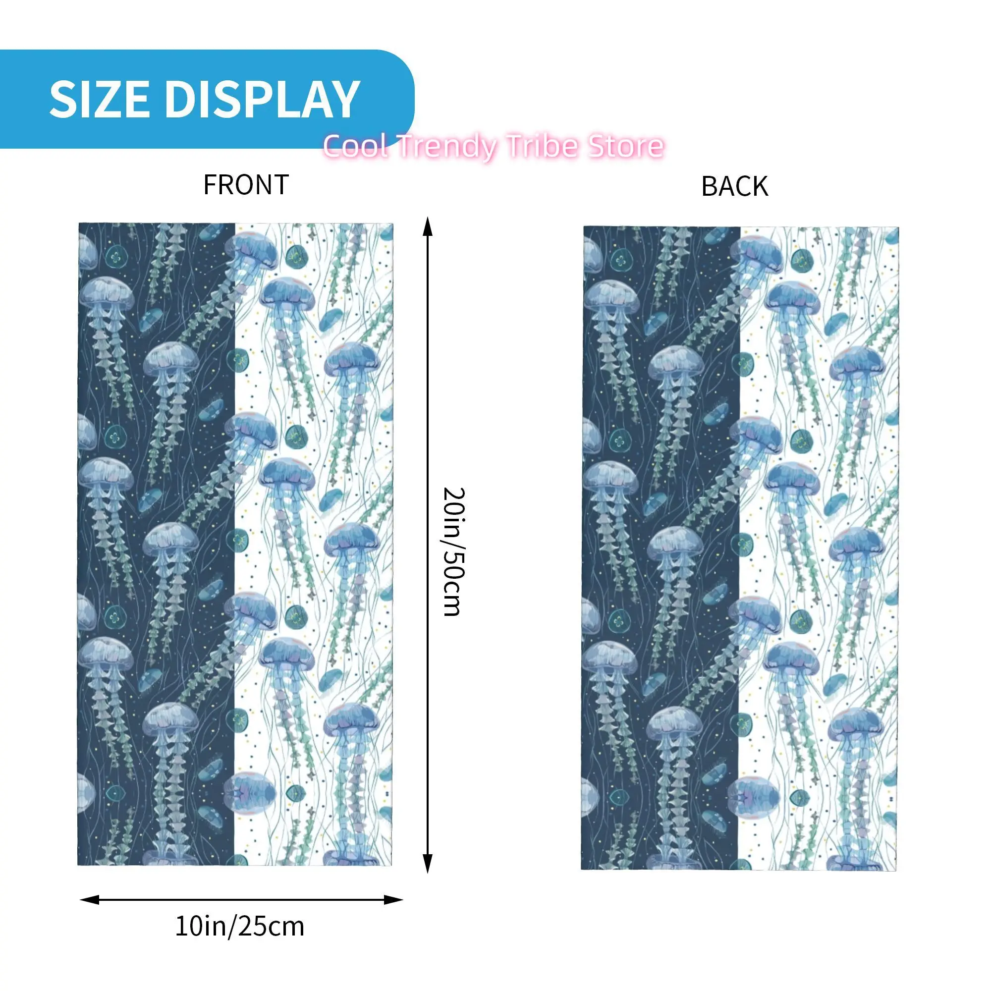 Onderwaterkwallen en zeewierpa - Men'S Fashion Head Scarf recensie en prijs