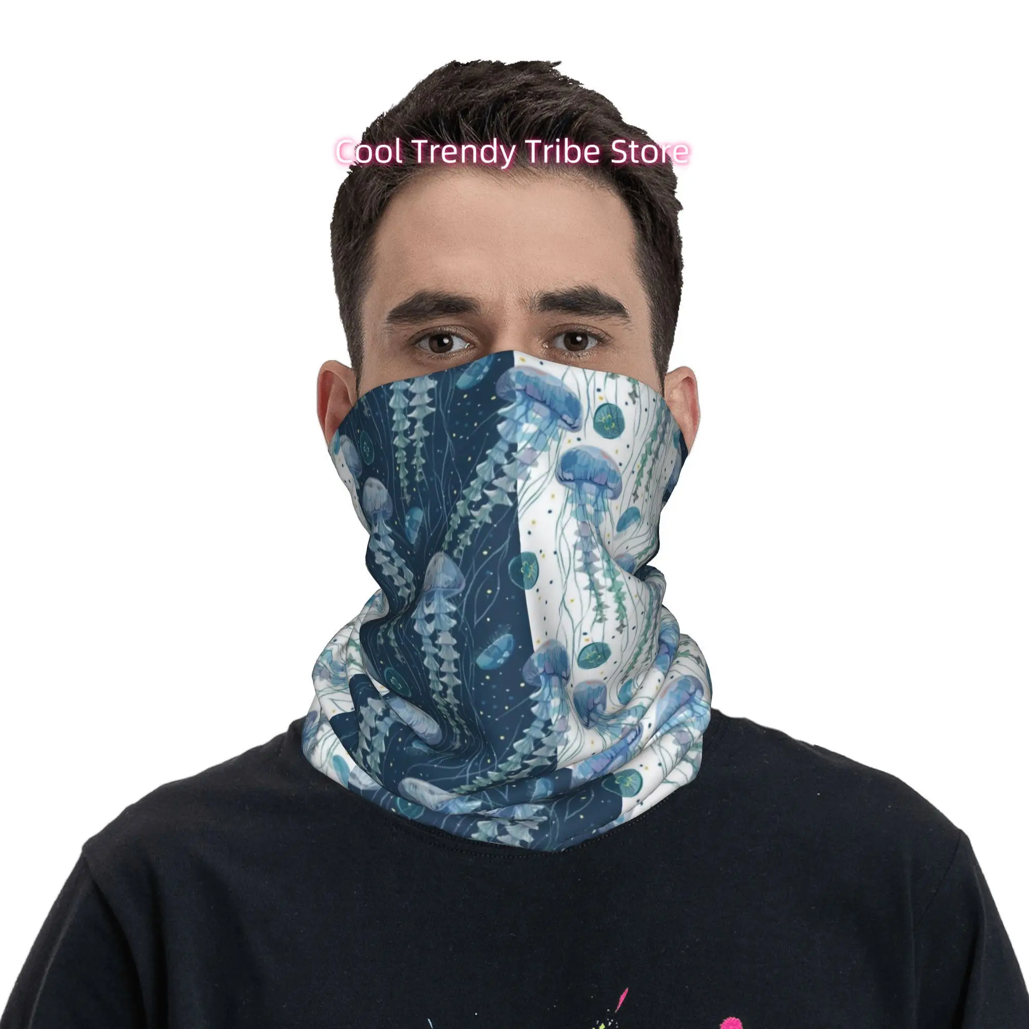 Onderwaterkwallen en zeewierpa - Men'S Fashion Head Scarf recensie en prijs