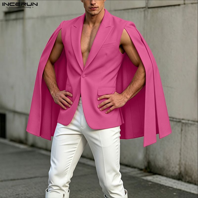 INCERUN mannen Onregelmatige B - Mens Fashion Poncho recensie en prijs