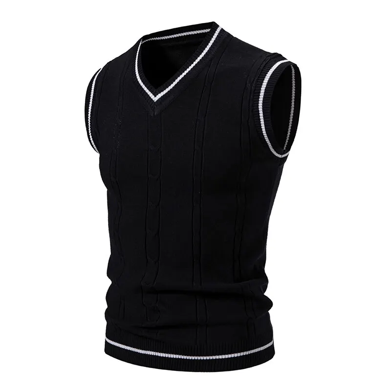 Herfst Heren V-hals Gebreide V - Men'S Fashion V Neck Sweater recensie en prijs