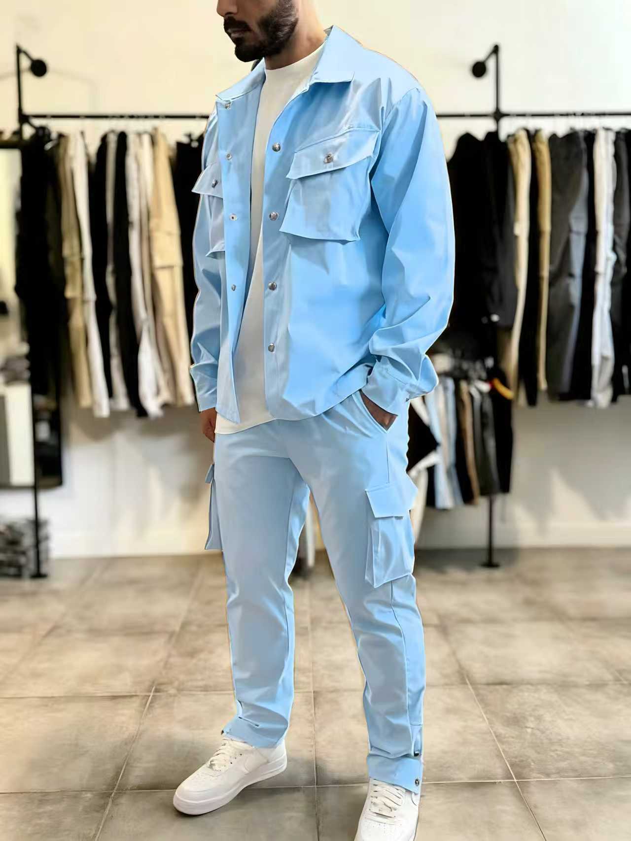 Herenmode Effen kleur werkkled - Jacket Mens Fashion recensie en prijs