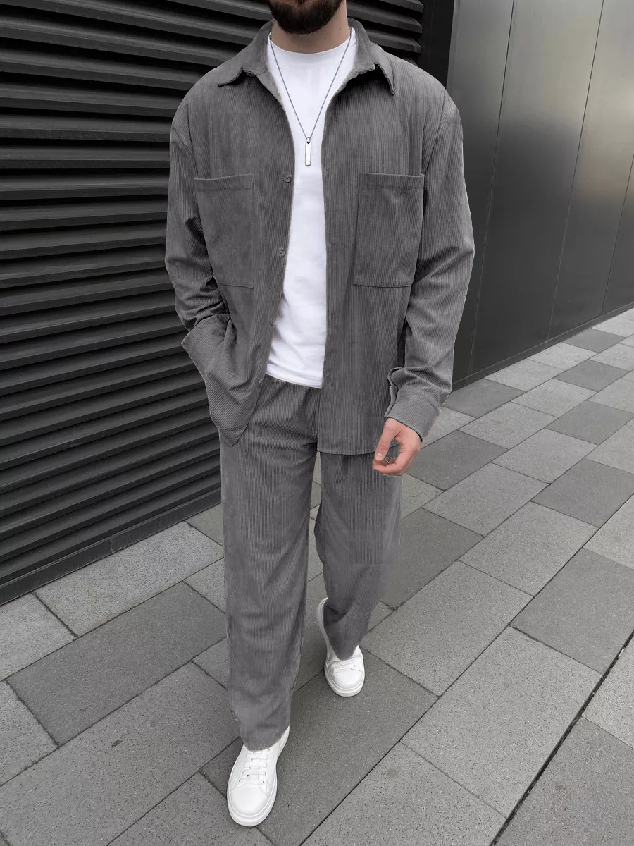 Herenset van corduroy: overhem - Men'S Fashion Course recensie en prijs