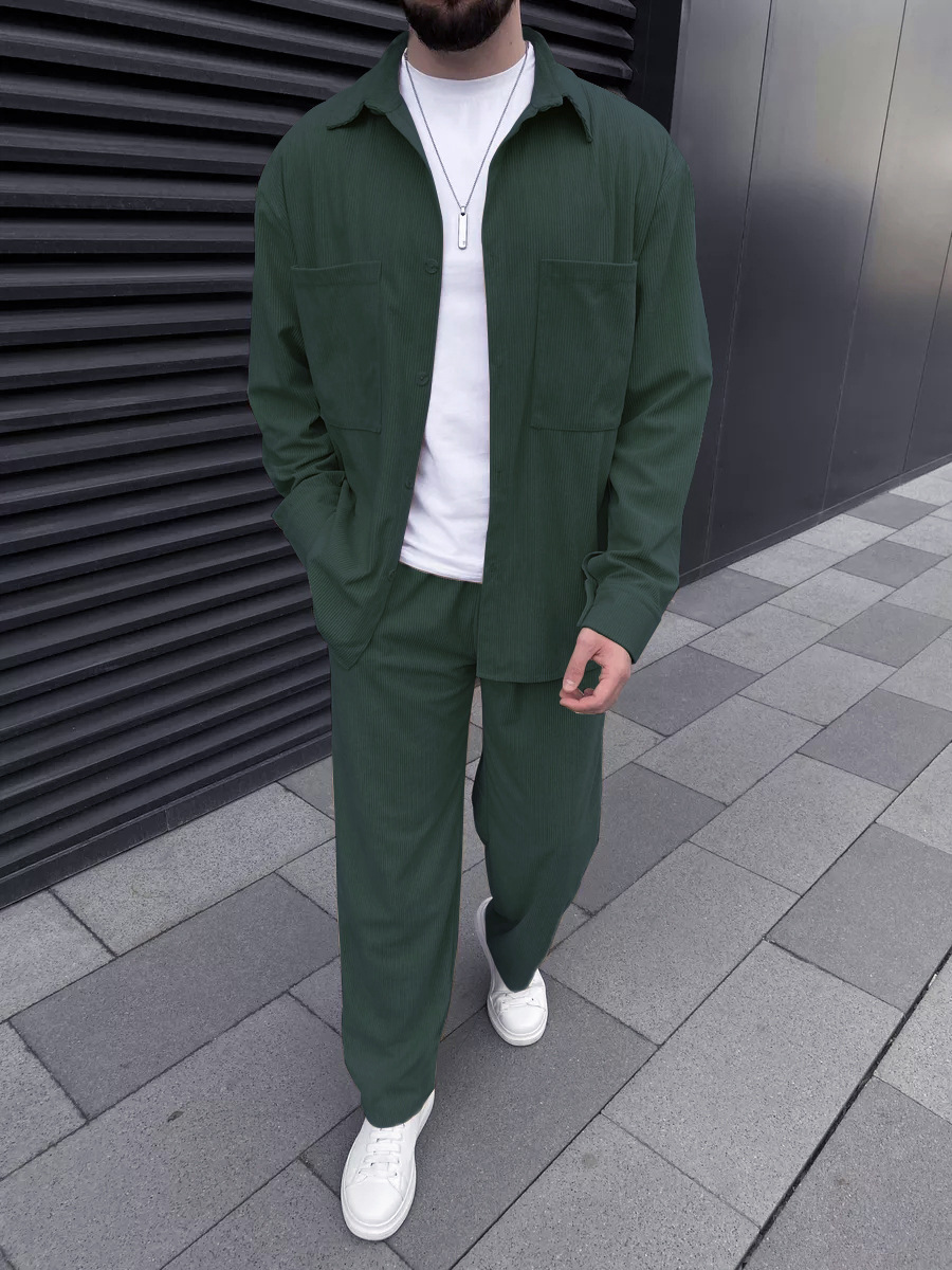 Herenset van corduroy: overhem - Men'S Fashion Course recensie en prijs