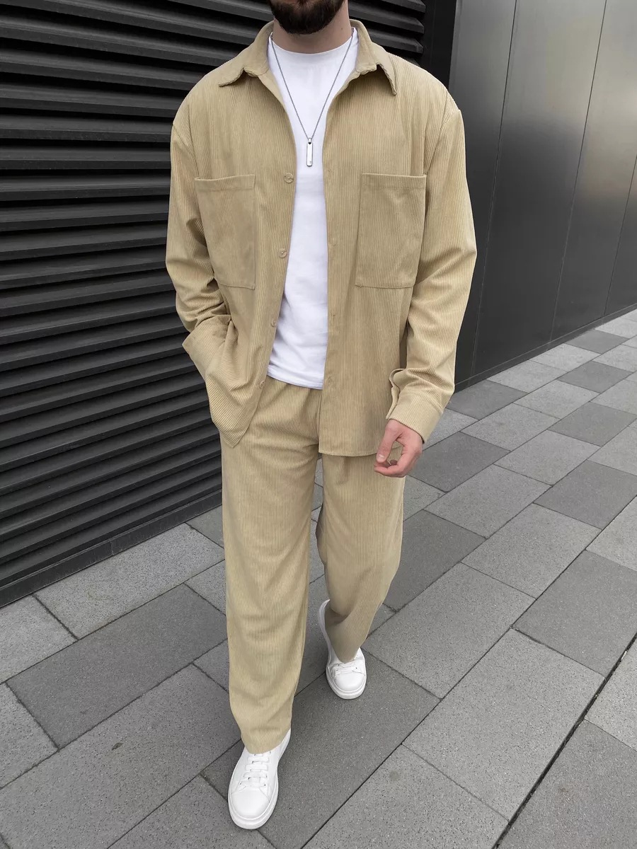 Herenset van corduroy: overhem - Men'S Fashion Course recensie en prijs