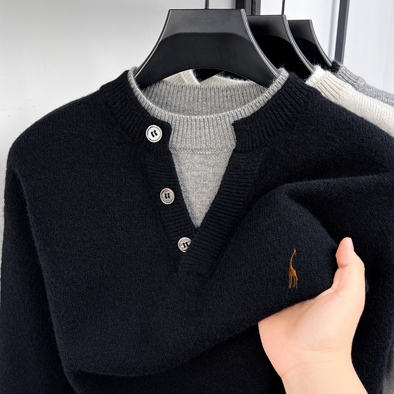 Modetrend Heren Trui met Lange - Men'S Fashion V Neck Sweater recensie en prijs