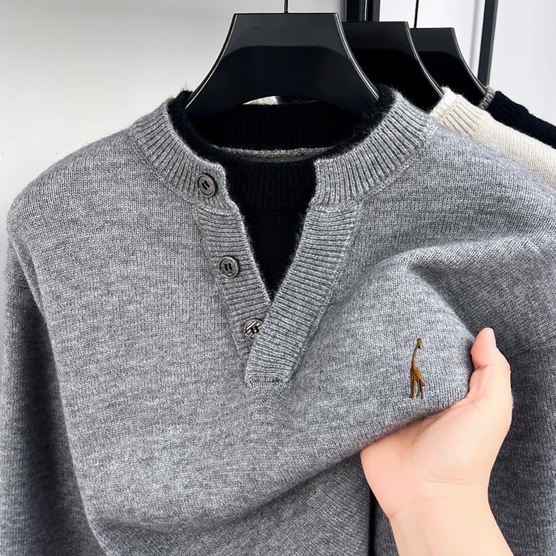 Modetrend Heren Trui met Lange - Men'S Fashion V Neck Sweater recensie en prijs
