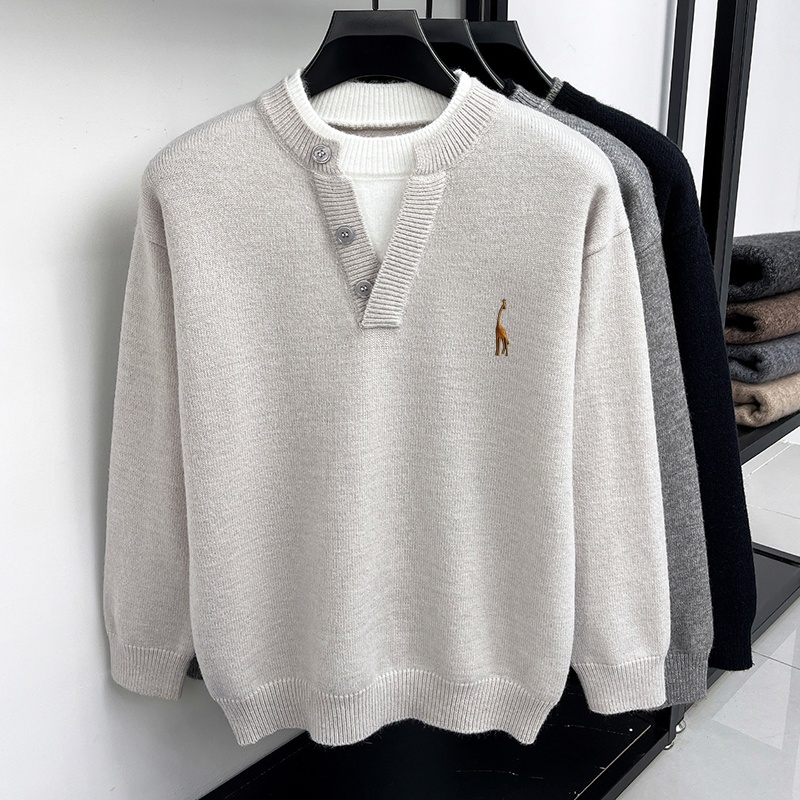 Modetrend Heren Trui met Lange - Men'S Fashion V Neck Sweater recensie en prijs