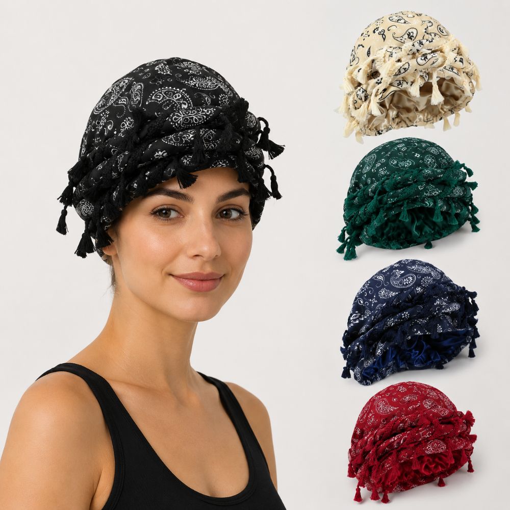 Unisex satijnen twist hoofdban - Men'S Fashion Head Scarf recensie en prijs