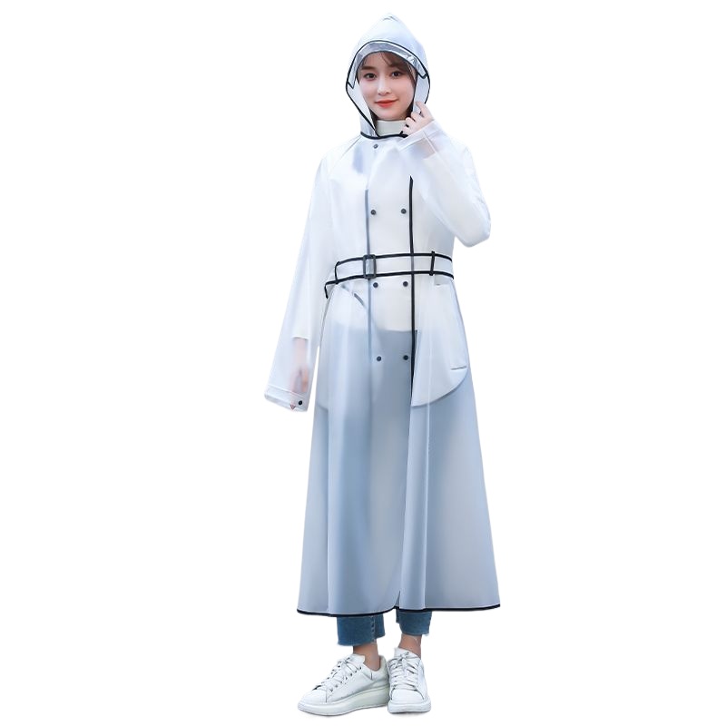 Modieuze transparante regenjas - Mens Fashion Poncho recensie en prijs