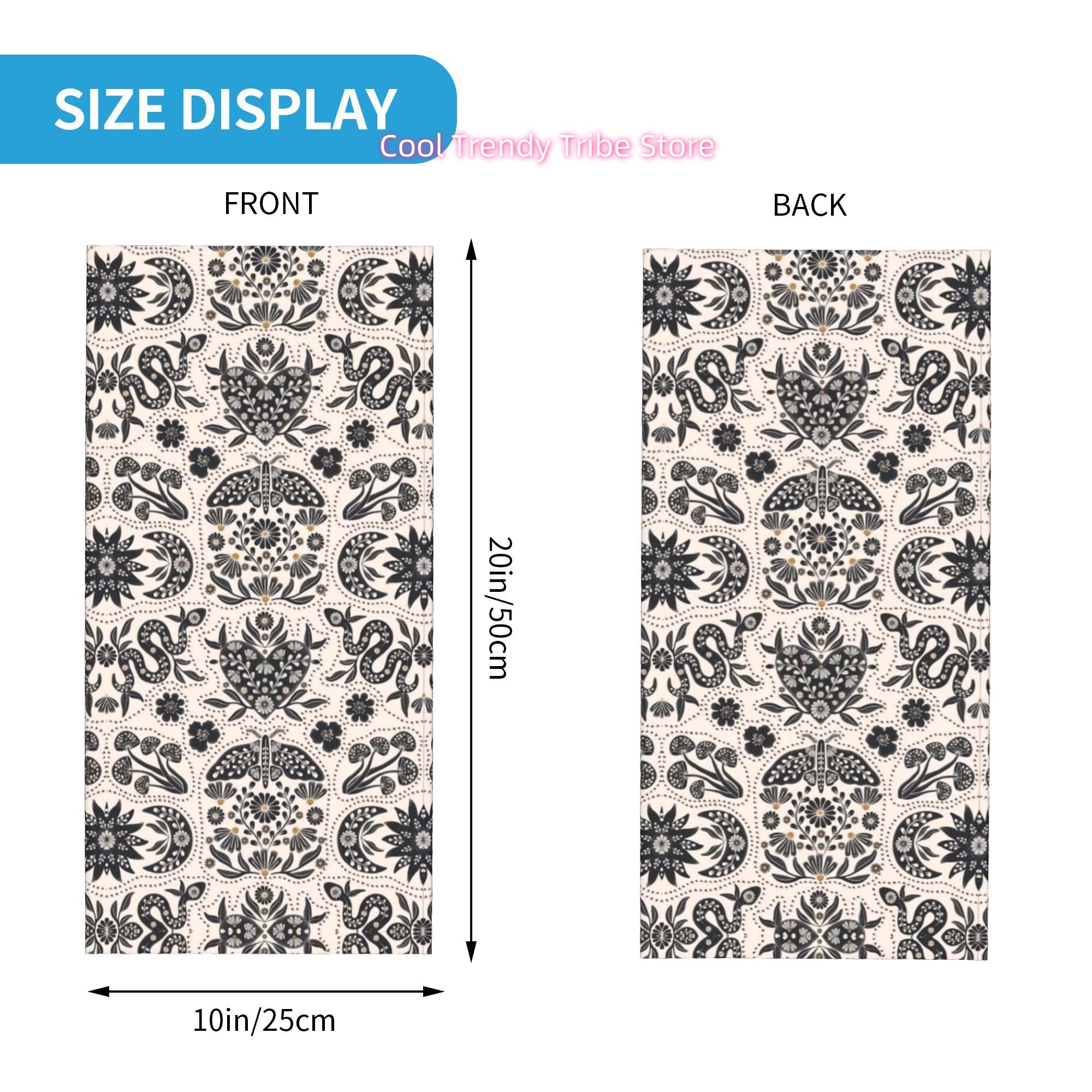 Retro Folk-stijl Plant- en die - Men'S Fashion Head Scarf recensie en prijs
