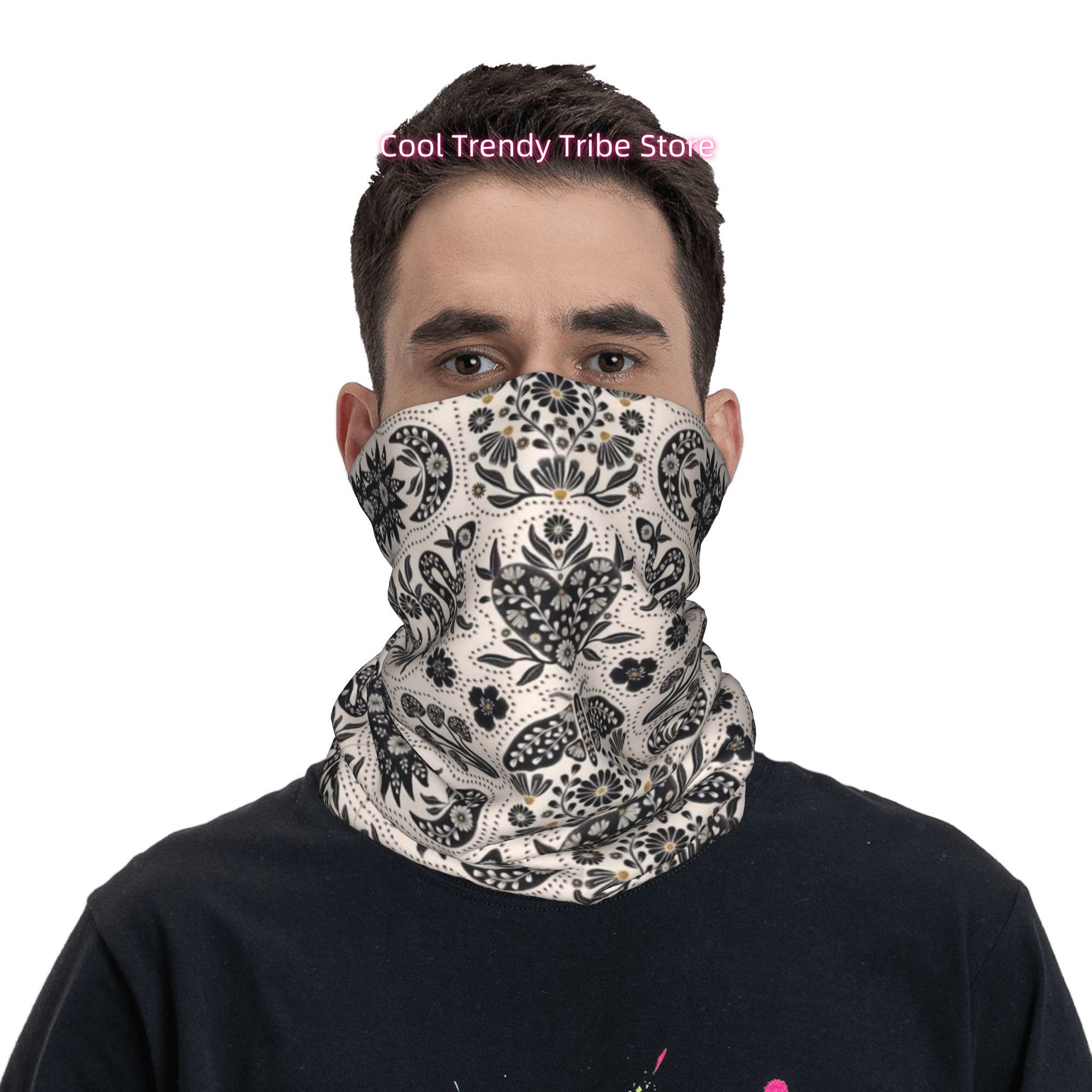 Retro Folk-stijl Plant- en die - Men'S Fashion Head Scarf recensie en prijs