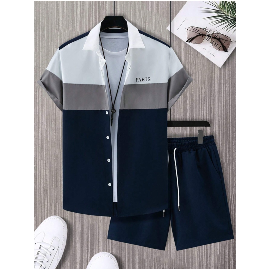 Herenmodepak Blauw en wit patc - Men'S Fashion Course recensie en prijs