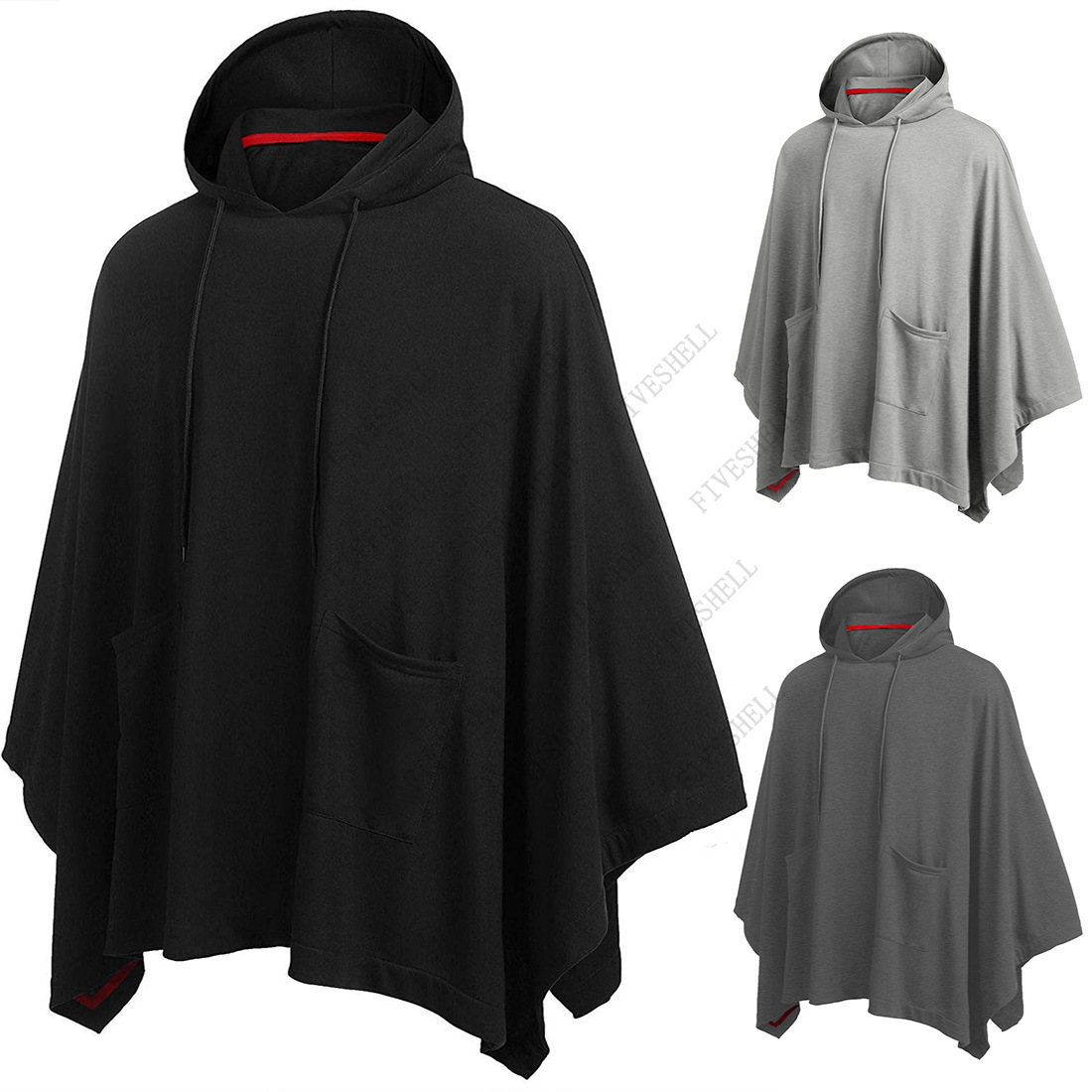 Unisex Casual Capuchon Cape Ca - Mens Fashion Poncho recensie en prijs